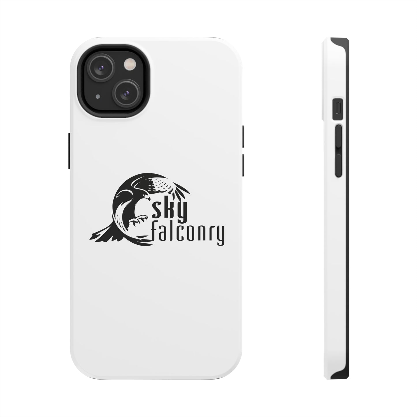 Sky Falconry iPhone Case-White